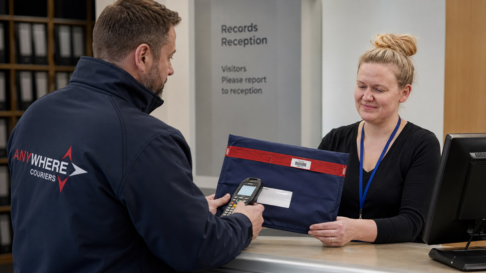 Secure document couriers